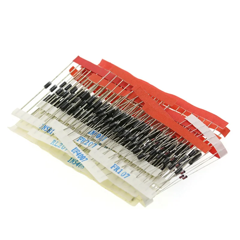 ABLU-200PCS Rectifier Diode Sample Pack 14 Kinds 1N5404 RL207 FR207 FR107 UF4007 Assort