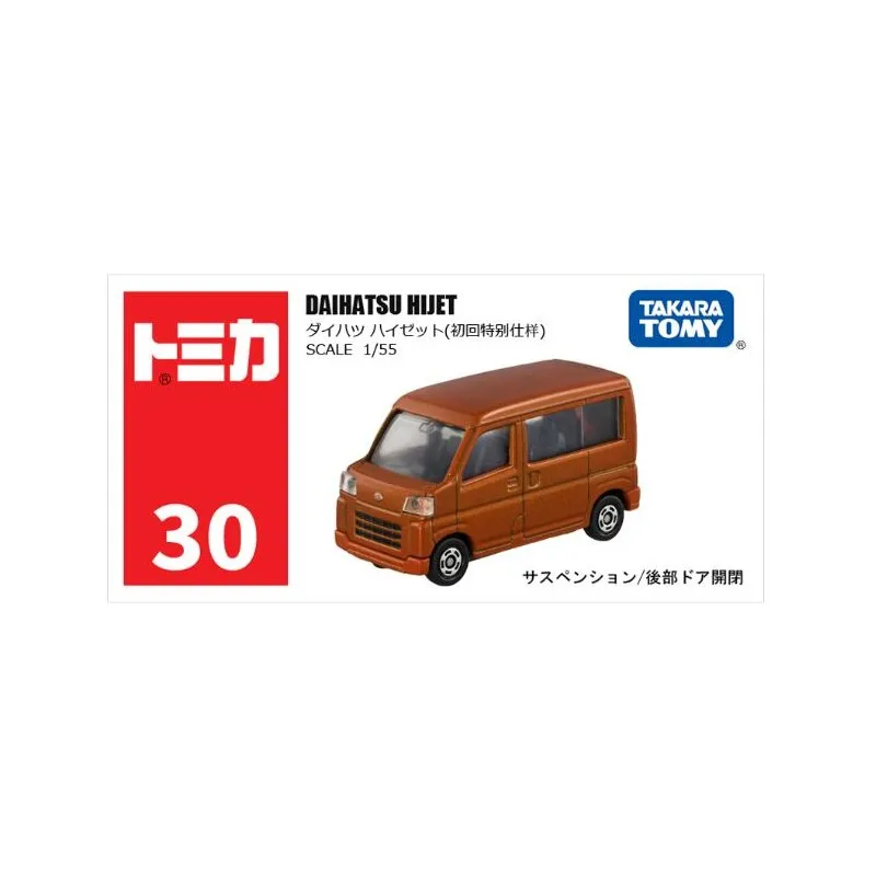 Takara Tomy Tomica 30, Daihatsu Hijet, металлический литой автомобиль, игрушечный автомобиль, новый в коробке
