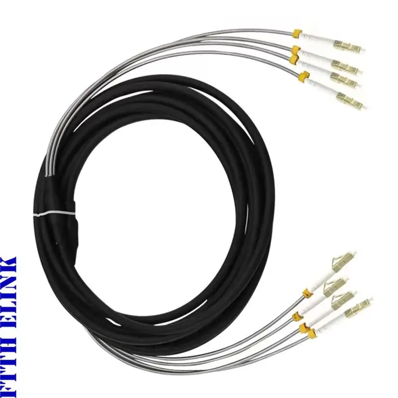 광섬유 패치 코드 2C 4C 실외용 CPRI 250미터 SM OM3 OM4 OM2 LC SC FC ST 2코어 4코어 케이블 싱글모드 FTTA 점퍼 ELINK