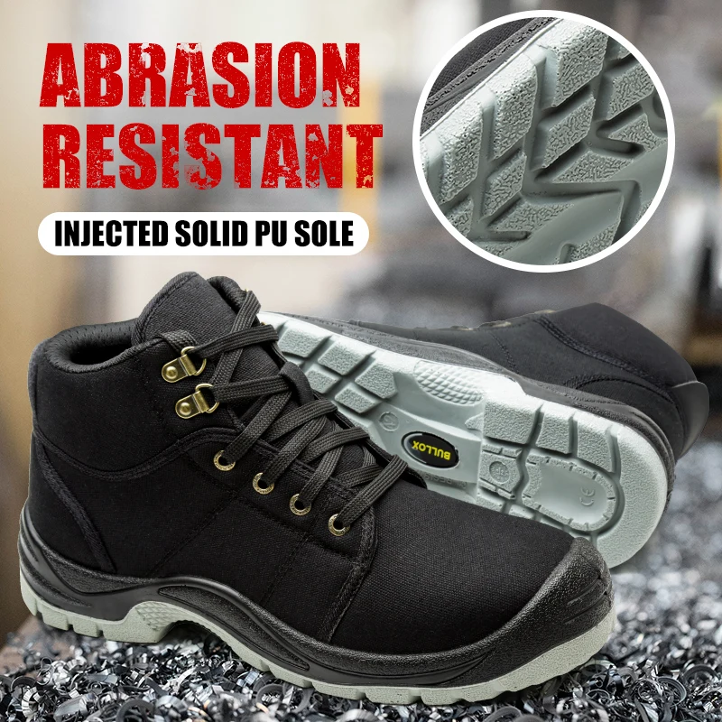 Safety shoes are anti-smashing and anti-puncture, men\'s oxford cloth is lightweight, comfortable, wear-resistant, and non-slip