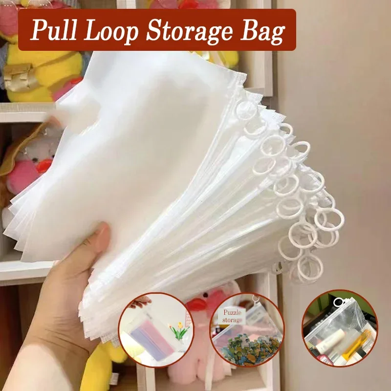 15/20pcs Frosted Clear Plastic Package Cloth Travel Storage Bag Custom Waterproof Bag Zipper Lock Self Seal MattePortable