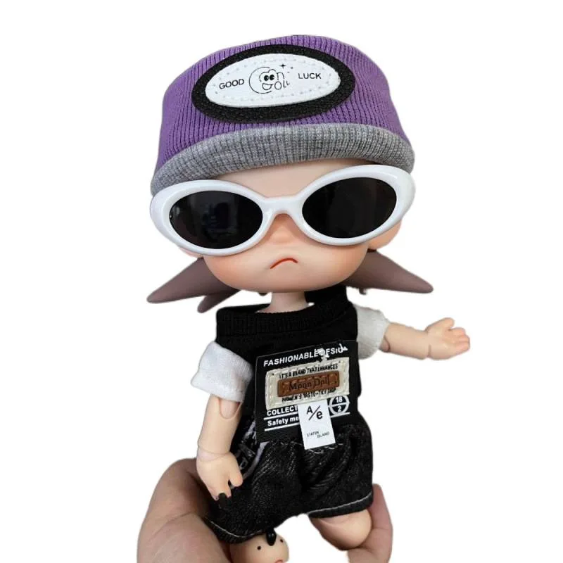ل Zsiga ملابس دمى مفصلية الملابس فقط سلسلة مكان الخيط 1/8 دمية الزي شقيقة غازي الزي الرائع مع النظارات الشمسية #5