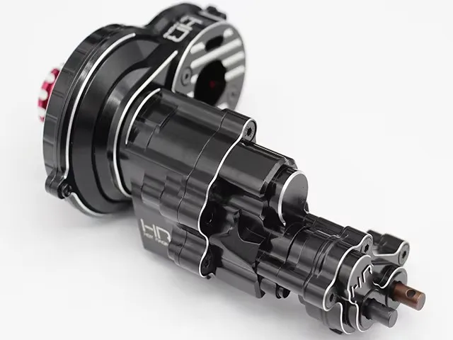 Hot Racing CNC high precision middle gearbox kit Forward and reverse transmission for Axial SCX10II 90046