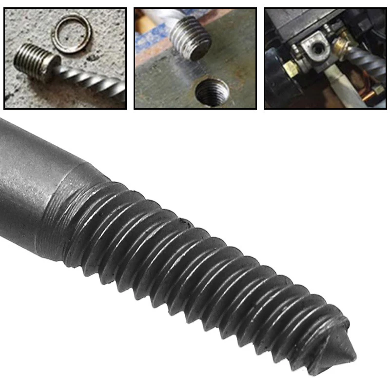 Herramienta extractora de tornillos hexagonales de 5 piezas, juego de guía de broca, Extractor de tornillos dañados y rotos, herramienta eléctrica de fácil extracción
