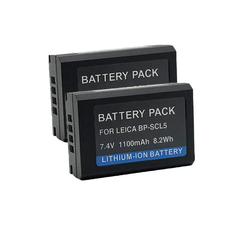 7.4V 1100mAh BP-SCL5 BPSCL5 24003 Rechargeable Battery with Charger for Leica M10 M10R M10P M10M Camera Battery Pack