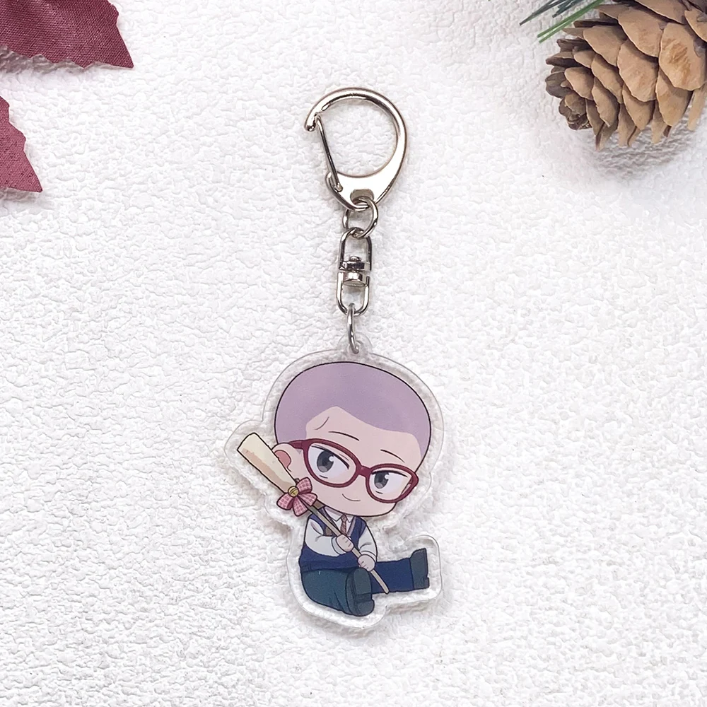 10 Stück Anime Ao no Exorcist Blue Exorcist Niedliche Schlüsselanhänger-Accessoires Acryl-Anhänger für Taschen Schlüsselhalter Rucksack-Dekoration – Detail 5