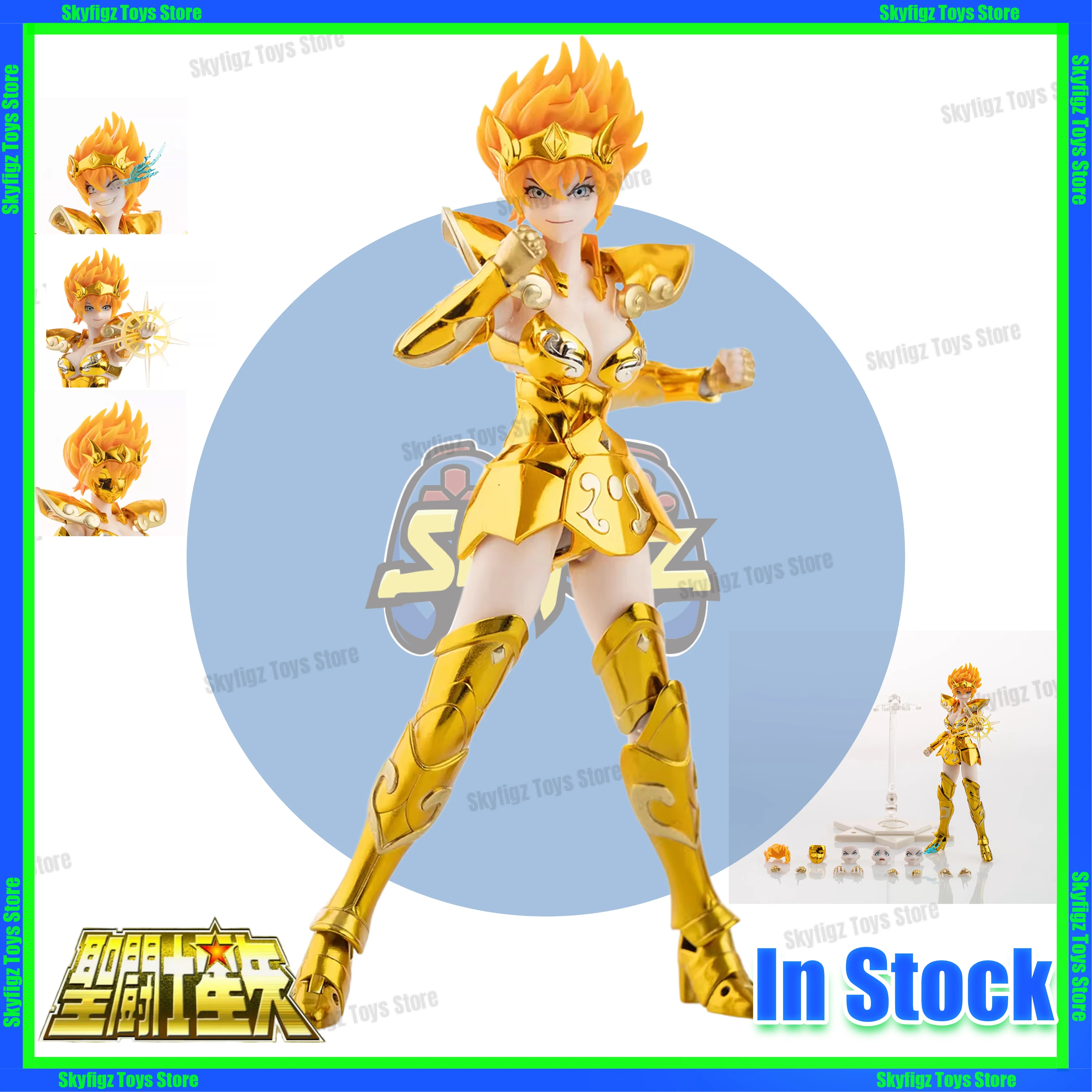

In Stock GT Female Lion Sacred Contract 1/12 Golden Saint Cloth Fighter Myth Female Leo Sandy Action Figure Collection Gift