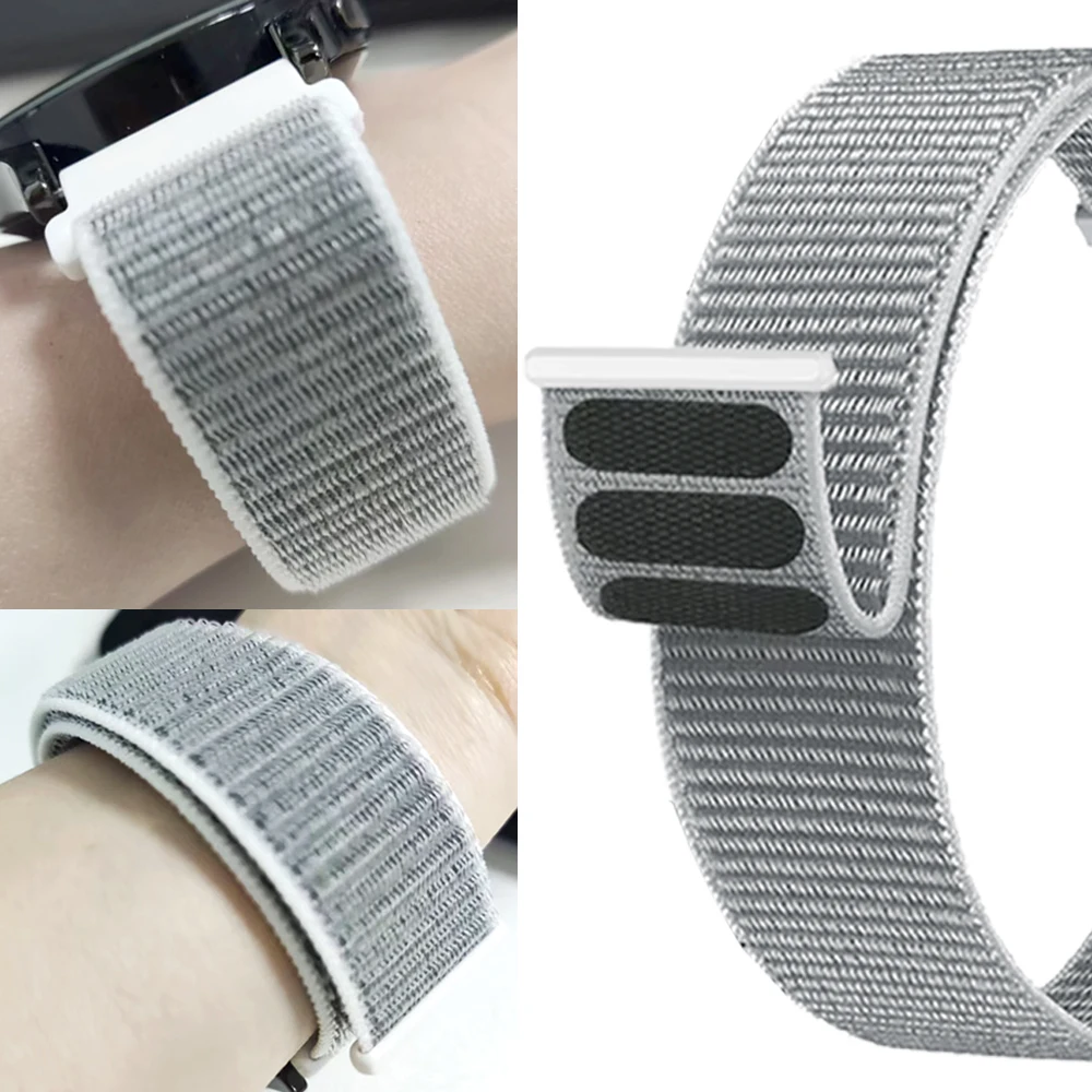 Nylon Sports Strap For Garmin Forerunner 265 570 255 165 Venu 3 2 sq/Vivoactive 5 20mm/22mm Bracelet For HUAWEI/Huami Watch Band