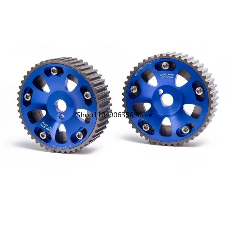 

Для регулируемого двигателя, двойной кулачковый вал синхронизации, колесная звездочка, 2 шт. AF-CGMR2BL для AUTOFAB-для Toyota 3S-GTE Celica