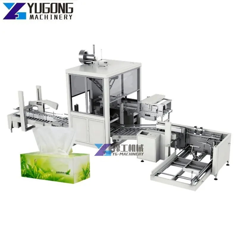 Home Office Vertical Folding Facial Tissue Machinery Shop Toilet Paper Forming Machines Disposable Face Tissue Making Machine