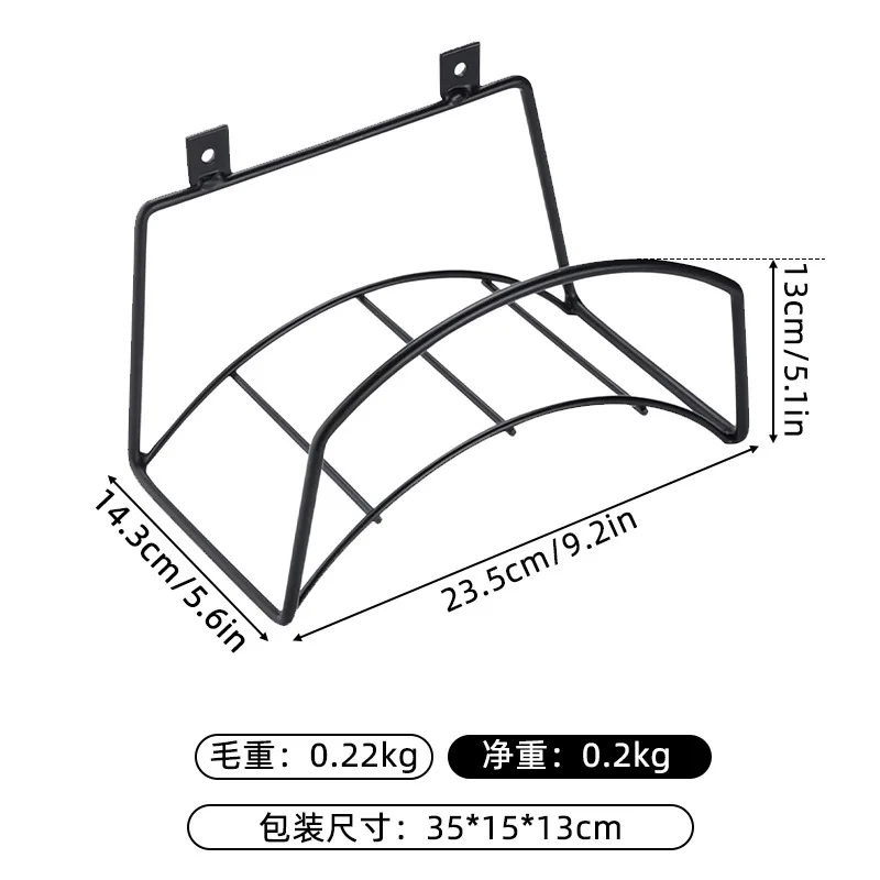 Enrouleur de tuyau d'eau mural de jardin, support de stockage de tuyau d'eau amovible en fer forgé, support de stockage de tuyau mural de jardin