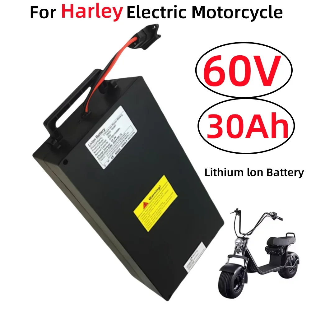 

Waterproof 18650 Lithium Battery for Harley Electric Car 60V 30Ah Two Wheel Foldable Citycoco Electric Scooter Bicycle