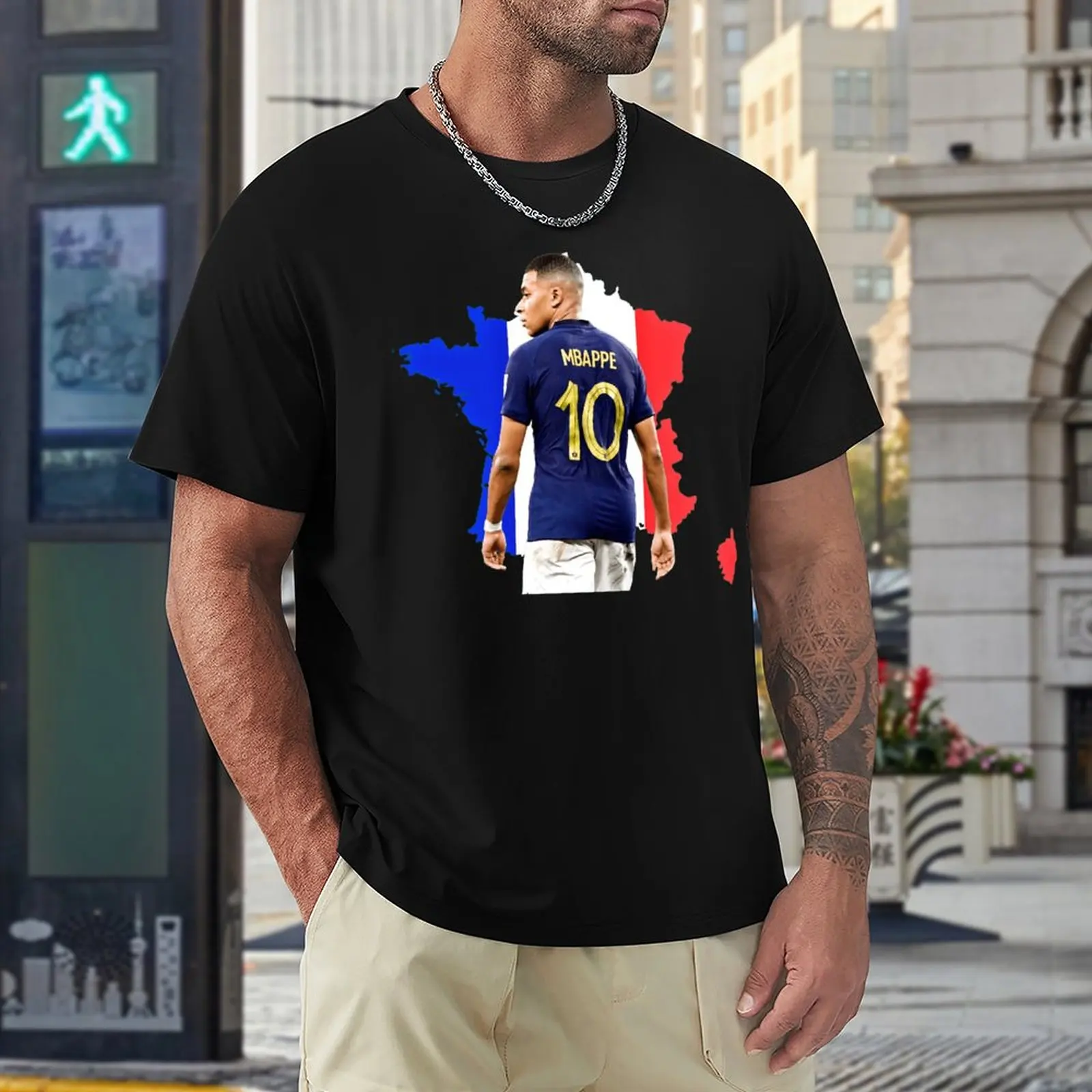 Mbappe And Mbappé Kylian  France Football Team Soccer 31 T-shirts Top Quality Activity Competition Novelty Campaign USA Size