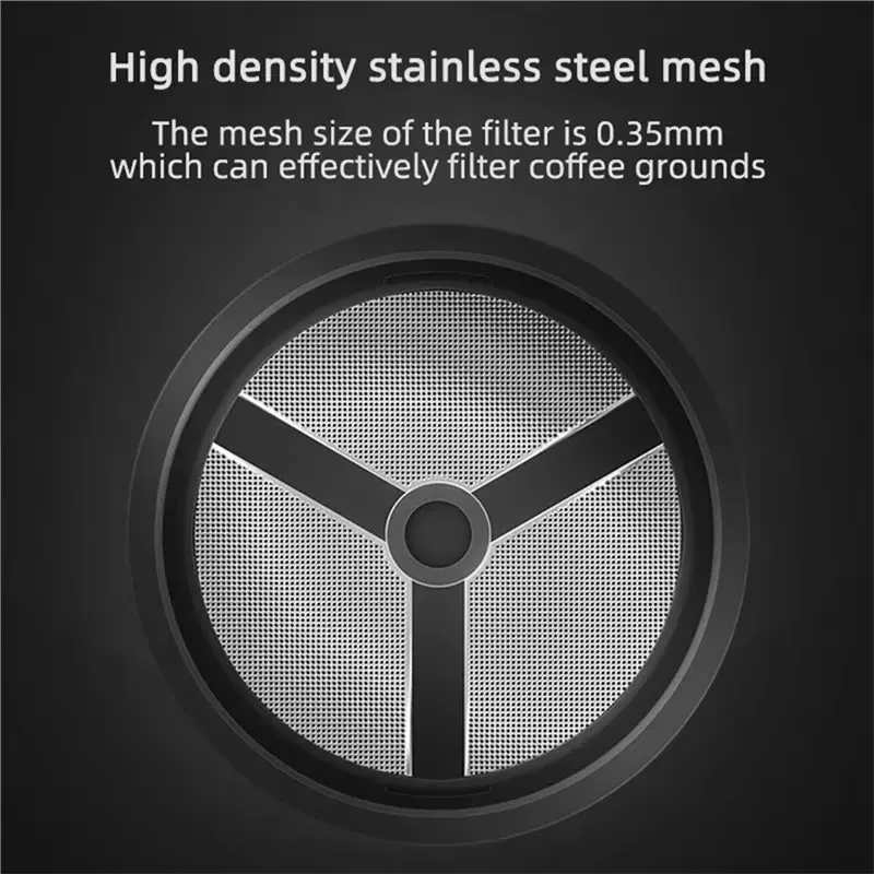 B01C-15Oz French Press Coffee Press Heat Resistant Glass Coffee Press High Density Stainless Steel Mesh Heat Resistant Glass B
