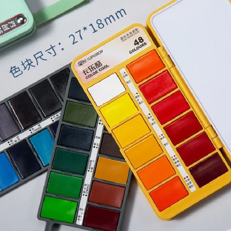 36/48/60 Kleur Effen Aquarel Acuarelas Verbouwing