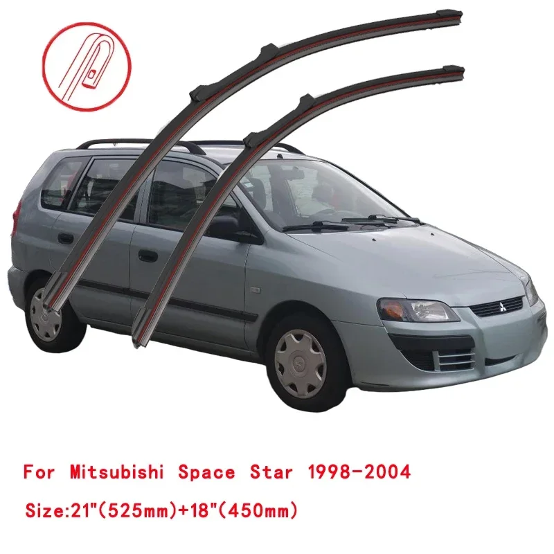 For Mitsubishi Space Star 1998-2024 Car Windshield Wiper Blade Front Windscreen Brushes Washer Window Cleaning Replacement Parts