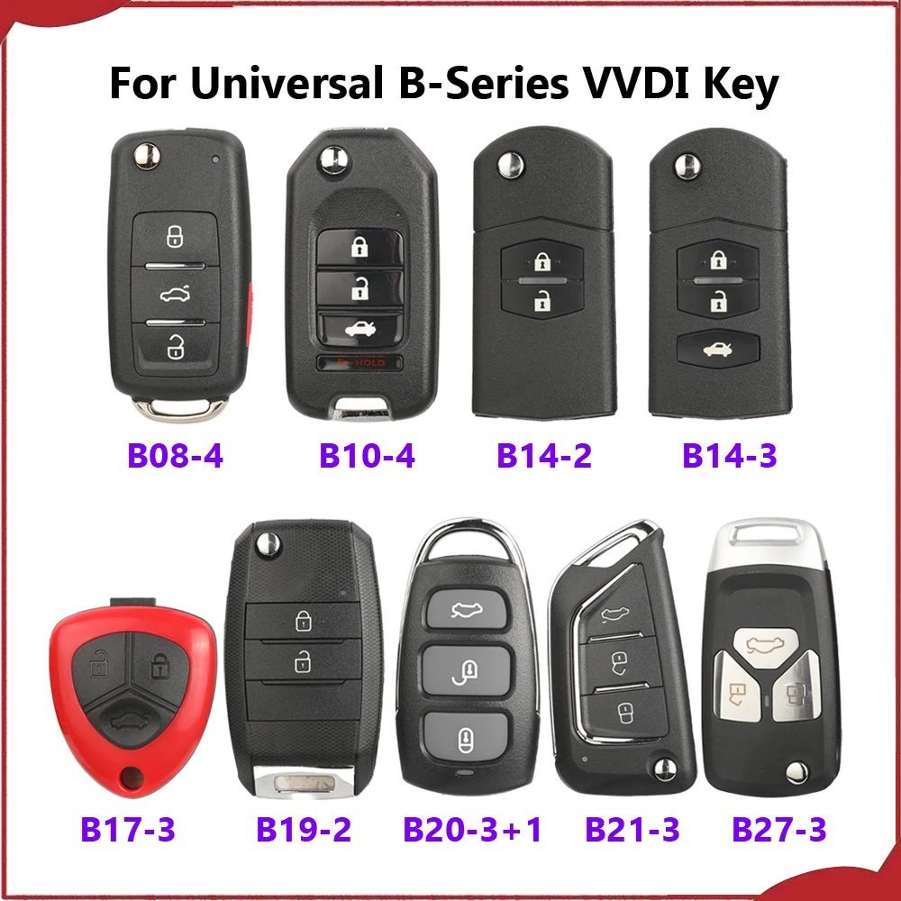 Jingyuqin New Universal Remote Control Key B-Series B08-4 B10-4 B14-2 B14-3 B17-3 B19-2 B20-4 For KD900 KD-X2 KD-MAX Smart Keys