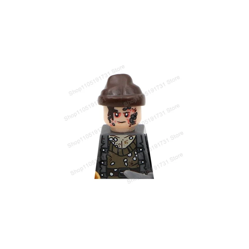 Figurines de films classiques Pirates des Caraïbes Jack Sparrow, accessoires de tête, blocs de construction, jouets pour enfants