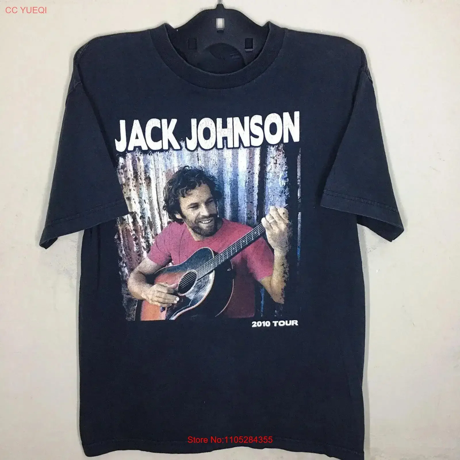 Tour T Shirt Jack Johnson 2010 To The Sea Promo S M L 234XL cg718 vintage Washed Unisex Stylish designer clothes Breathable