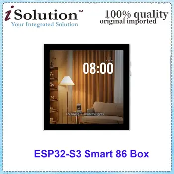 ESP32-S3 智慧 86 盒開發板,支援 2.4GHz Wi-Fi 和藍牙 BLE 5,板載 4 吋 480 × 480 像素觸控顯示器 6 最佳銷售 ESP32 S3 盒子 - №1