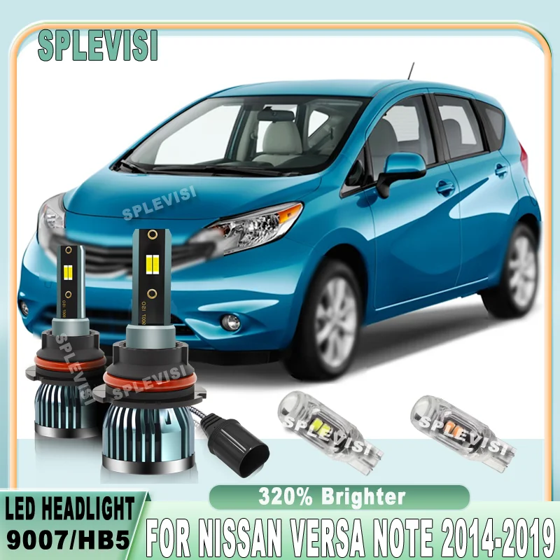 

5-Year Warranty Service 320% Brighter Corrosion Resistant LED Headlight For NISSAN Versa Note 2014 2015 2016 2017 2018 2019