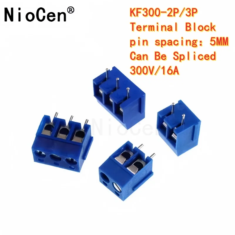 （20pcs）KF300-2P KF300-3P 5.0MM wiring terminal 250V/16A H7