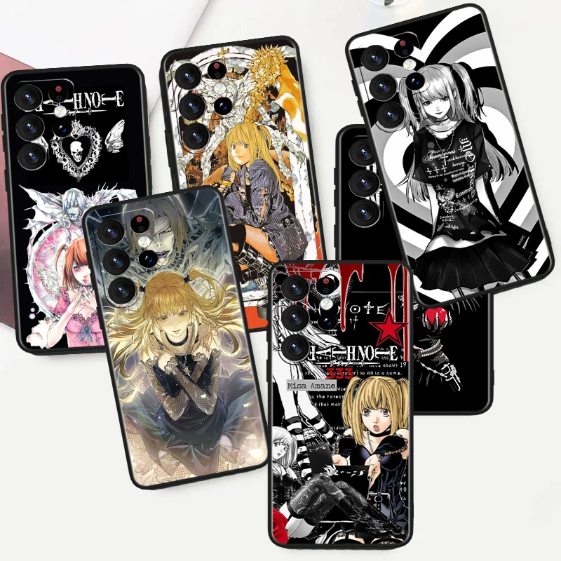 Чехол для телефона с аниме «DEATH NOTE», черный чехол для Samsung M62, M52, M33, M32, M31, M30, M23, M22, M21, Note 20, 10, 9, 8, Ultra Plus Lite
