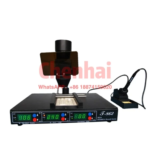 

CH smt T-862++ BGA rework station, infrared soldering station for phone chips repair desoldering ,Taian