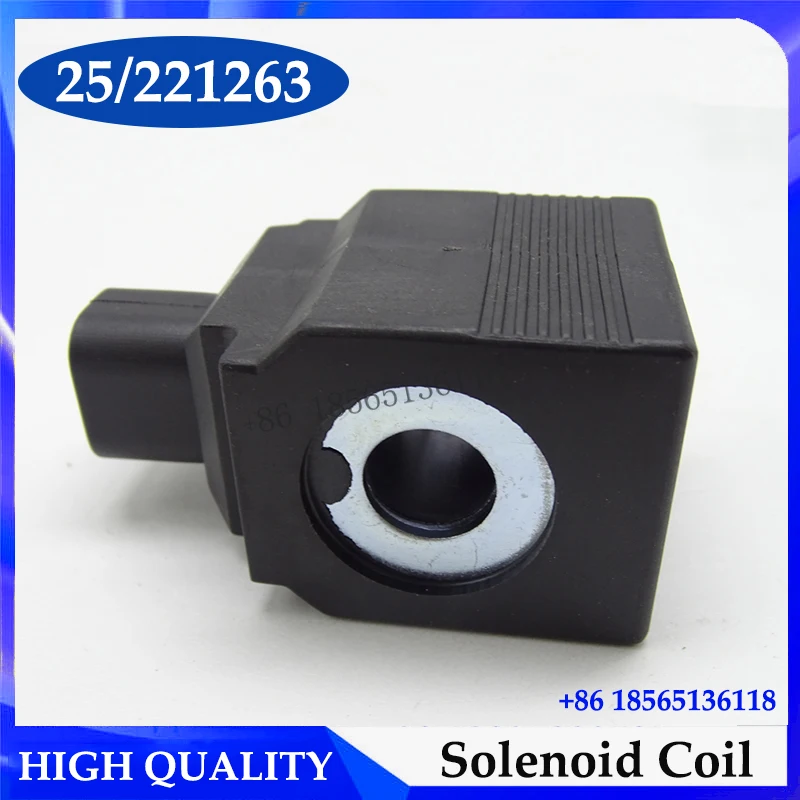 Excavator JS330 JS180 JS220 24V Solenoid Valve Coil 25/221263 717/20262 For Wheel Loader  436 426E 436E 456 426