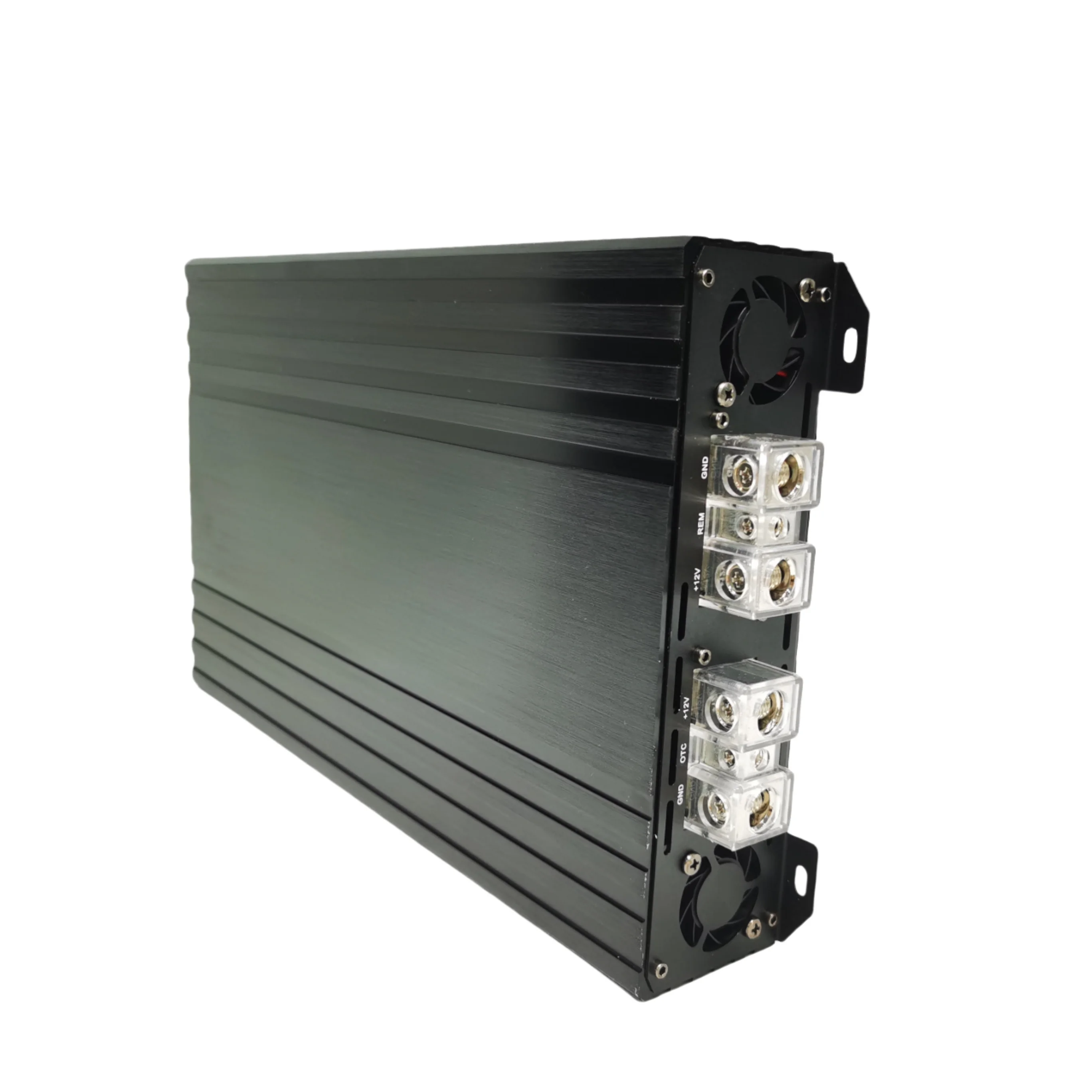 Brazilian Compact Class D  Car Audio Amplifier Single Mono 1 Channel  with Crossover Combination Made of Aluminium