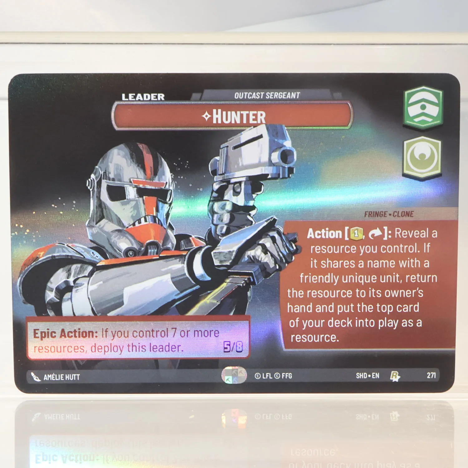 Star Wars Showcase FOIL Proxy Cards For Entertainment Games LEADER UNIT  Double-sided pattern Collection Card Toys Gift