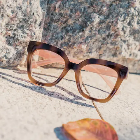 고양이 눈 광학 렌즈 여성 안경 프레임 패션 광장 투명 안경 여성 빈티지 렌즈 안티 블루 라이트 안경