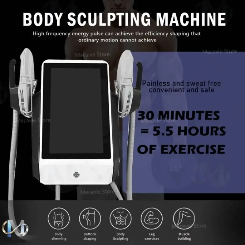 

EMSZERO‌ Massage NEW 2025 MECAVIE NEO 6500W Body Machine HIEMT+ RF Technology 20Min=20K Crunches No Exercise Fat Burning‌