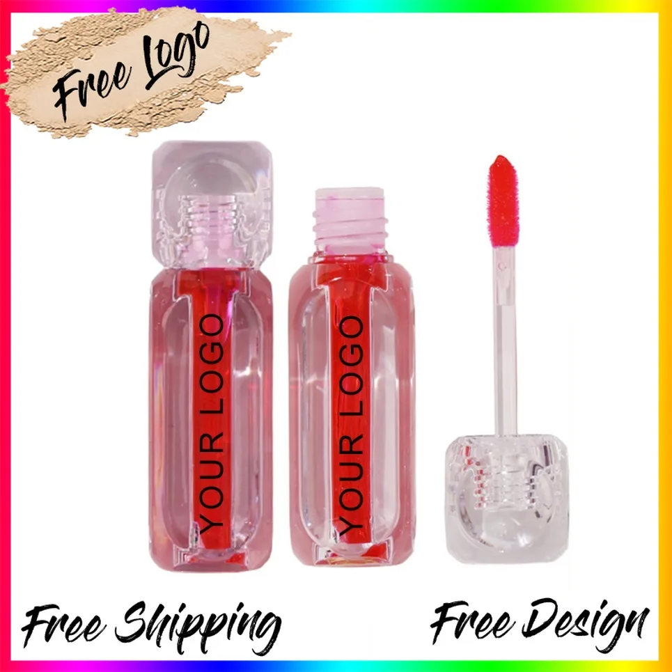 3 In 1 Lip Cheek Eye Tint Private Label Water Based Lip Stain Lip Gloss Long Lasting Custom Logo Vegan Makeup Wholesale