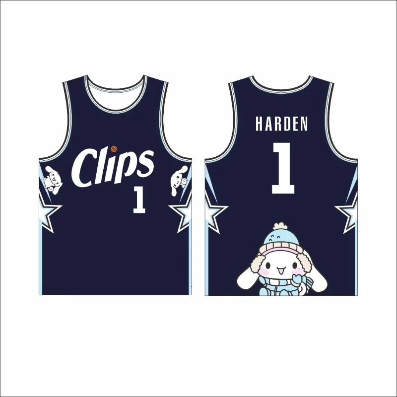 

2025 Fast drying Anime Cartoon Children's Size Basketball Vest Casual Training Polyester Fiber Fashion Leisure