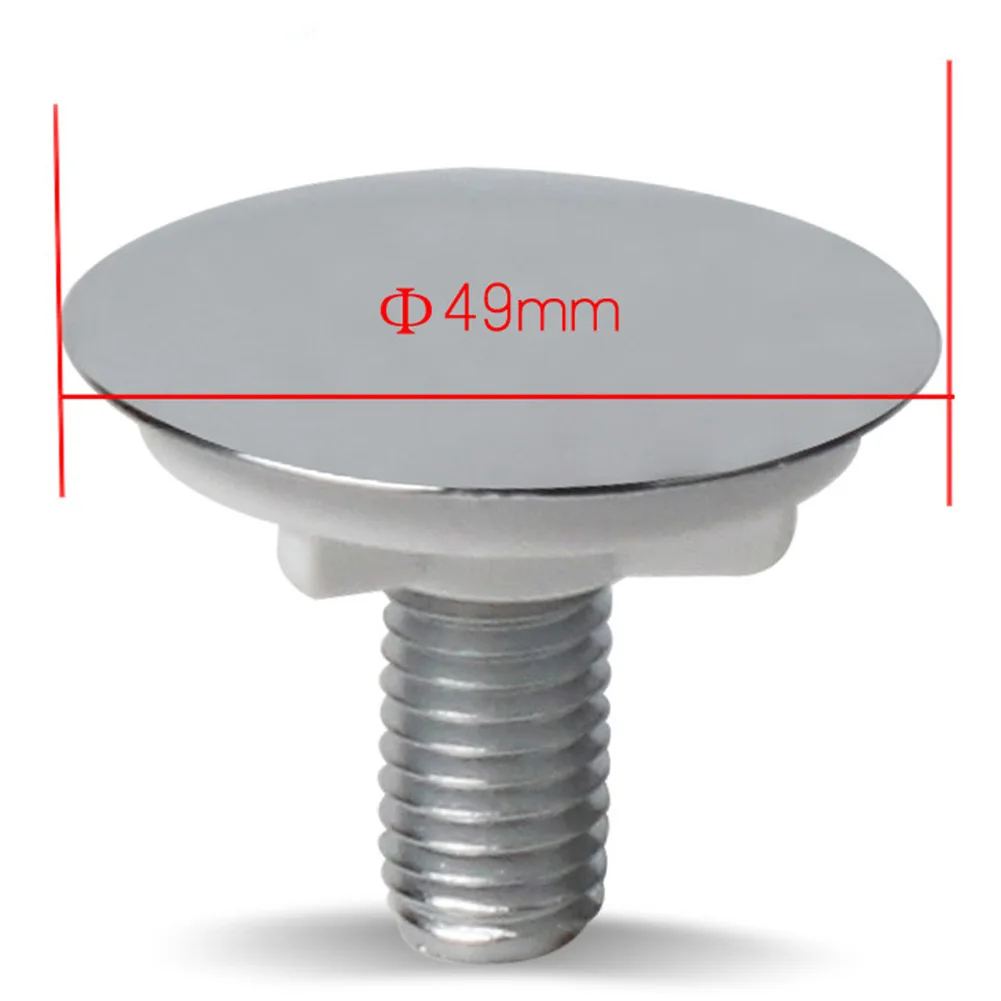 1PC Kitchen Tap Hole Stopper Cover For 16-35mm Overflow Holes Blanking Kitchen Sink Tap Basin Plastic 49mmTap Hole Stopper Cover