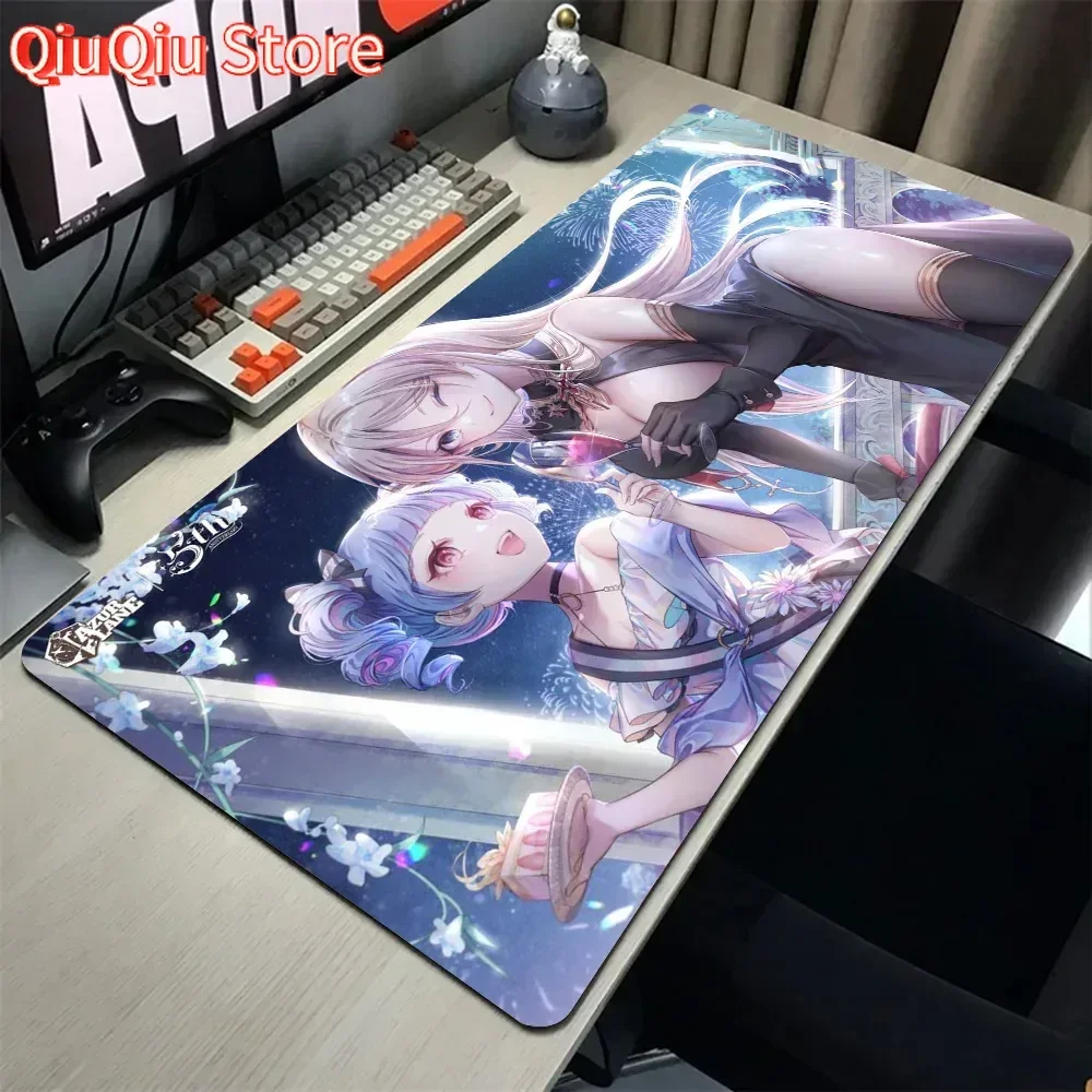 

Bismarck Zwei Azur Lane Game Аниме Коврик для мыши Коврик для мыши Настольный коврик с ковриком Игровые аксессуары Prime Gaming XXL