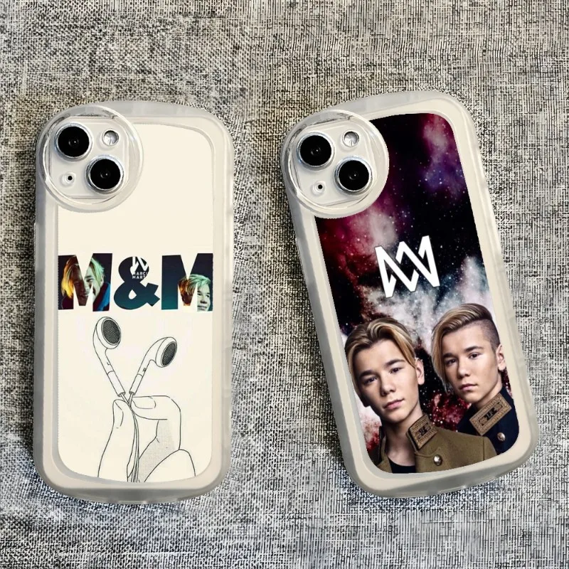 Marcus And Martinus Phone Case For Iphone 14 13 Pro 11 12 Max Mini X XR XS 8 7 Puls Transparent Shockproof Back Cover