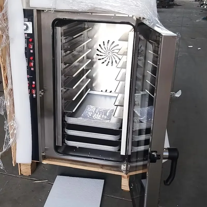 Airo Commercial Gas Oven Full  Built-in Stainless Steel Microwave with Convection Oven and air Fryer
