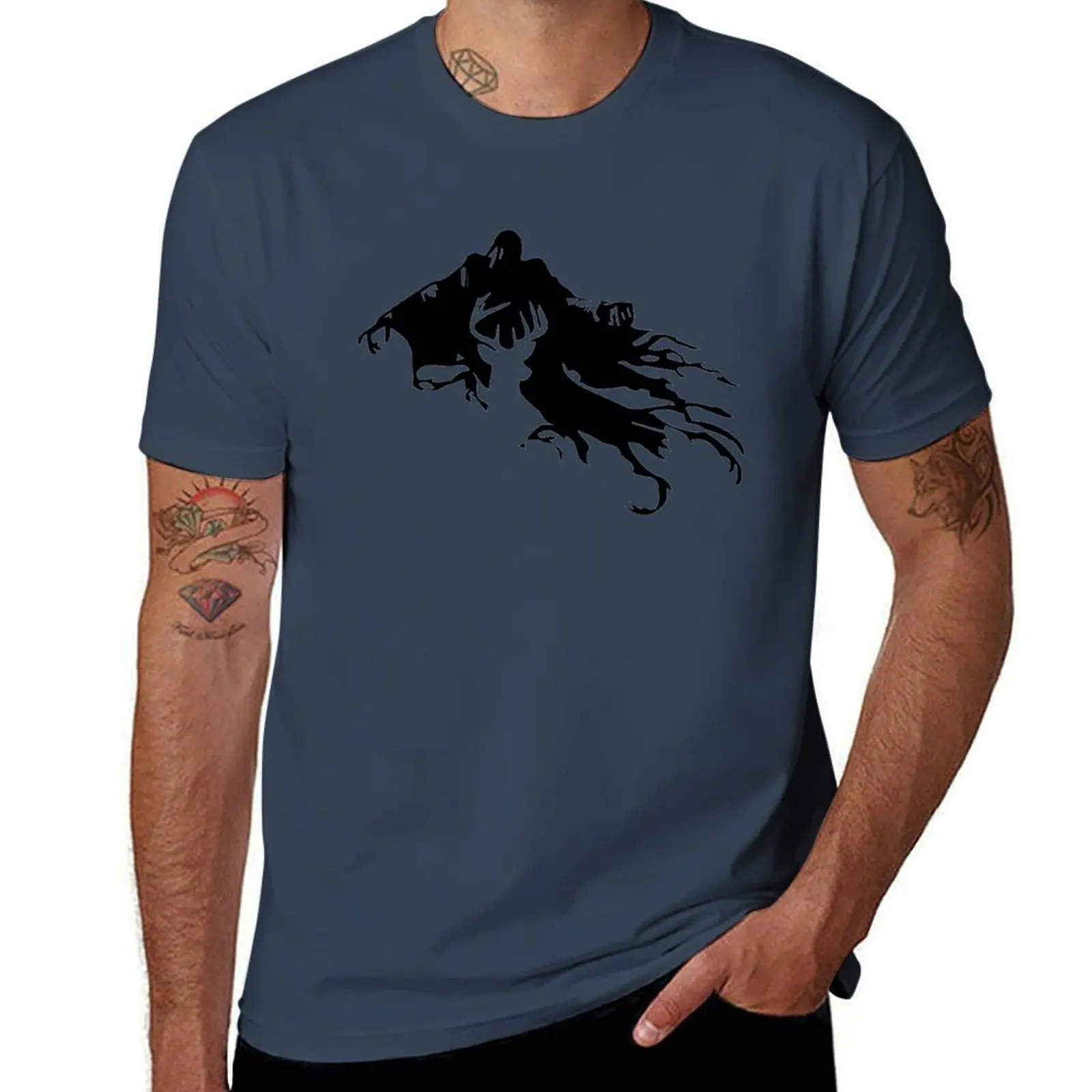 

Floating Soul Wizard Reindeer Magic Silhouette T-Shirt Quick Dry Outdoor Sports T-Shirt