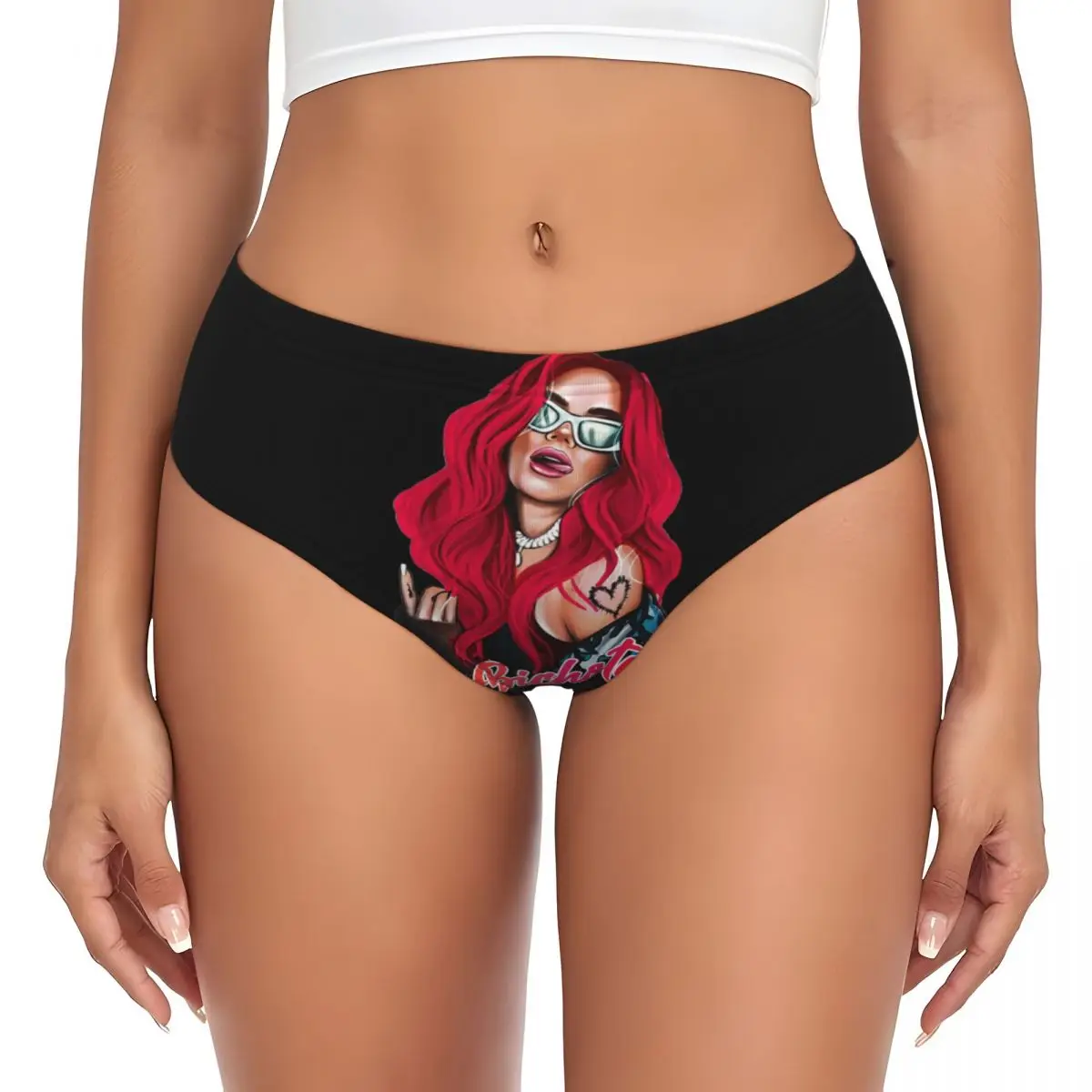Custom Women's Manana Sera Bonito Karol G Panties Stretch Briefs Underwear Valentine's Day Gifts Underpants