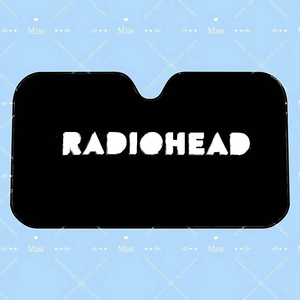 الفرقة R-Radiohead مظلة السيارات الستائر القيادة سيارة ظلة الزجاج الأمامي غطاء الظل سيارة ظلة الأشعة فوق البنفسجية الشمس قناع حامي