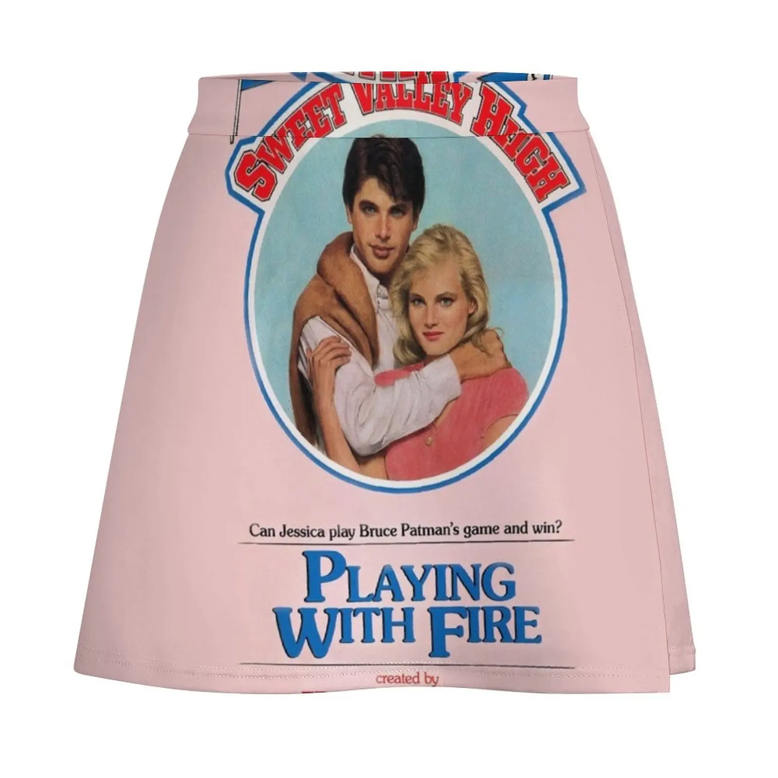 Playing With Fire - Sweet Valley High Series Book Cover Mini Skirt summer clothes Evening dresses womens clothing Mini Skirt
