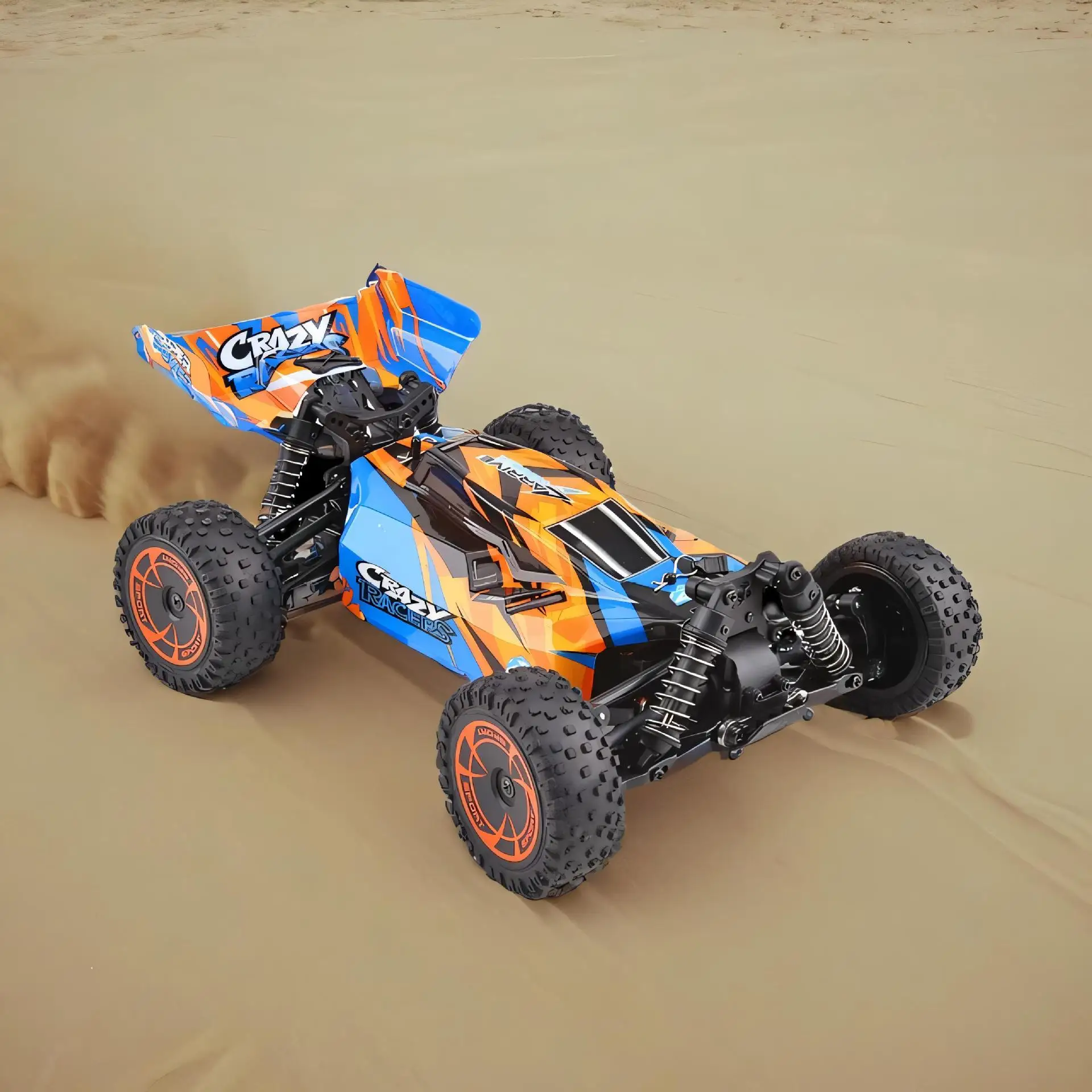 Wltoys 144018A مزدوج نمط سيارة قذيفة الإطارات 35 كجم/ساعة عالية السرعة سباق RC على الطرق الوعرة الانجراف سيارات لعب 1/14 2.4 جيجا هرتز 390 نحى المحرك 4WD #2