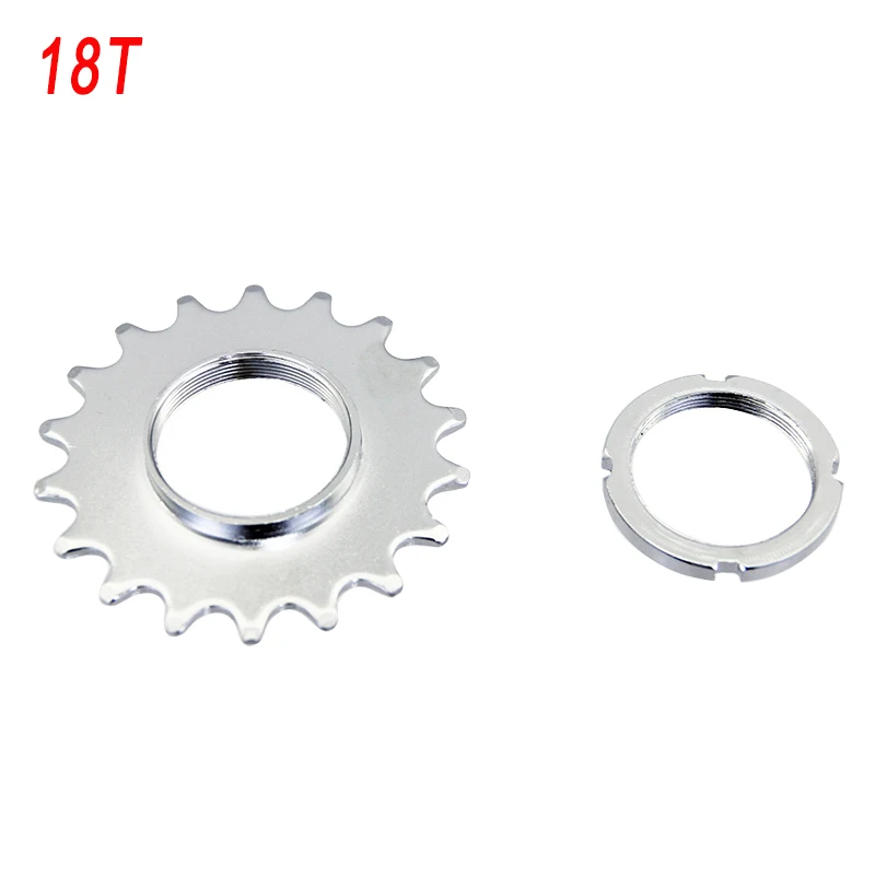 POLSO 13T/14T/15T/16T/17T/18T Fixed Gear Bicycle Wheel Cogs Sprocket & Lockring Bike Freewheel Cogs Hub Locking