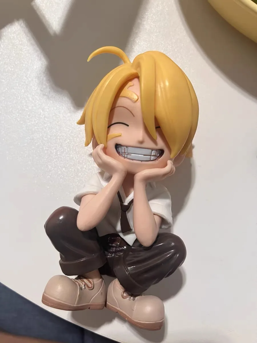 Figurines d'action One Piece, Luffy, Sanji, Roronoa Zoro, Monkey D Luffy, Anime PVC Zoro, modèle de jouet cadeau, menton à trois épées, 12cm