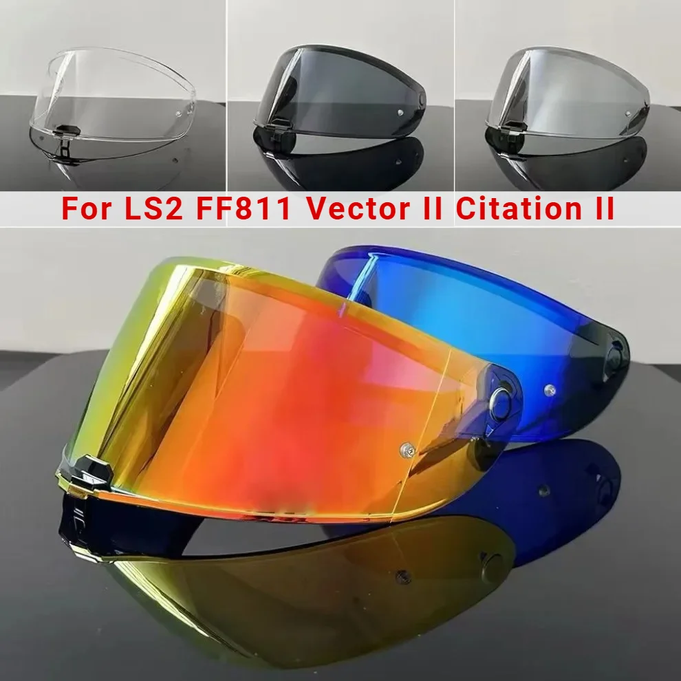 For LS2 FF811 Vector II Citation II Helmet Visor Lens Motorcycle Full Face Helmets Shield Replacement Photochromic Sunshield