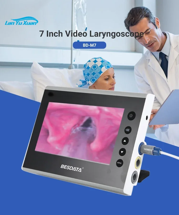 Airway Management Video Laryngoscope Video Price Full set with 6 Blades meet clinical needs