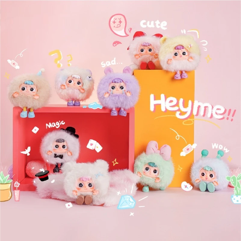 

Новая оригинальная серия Heyme Dear Little Ghost, слепая коробка, милая кукла, рюкзак, подвеска, коллекция орнаментов, трендовая игрушка для именинницы