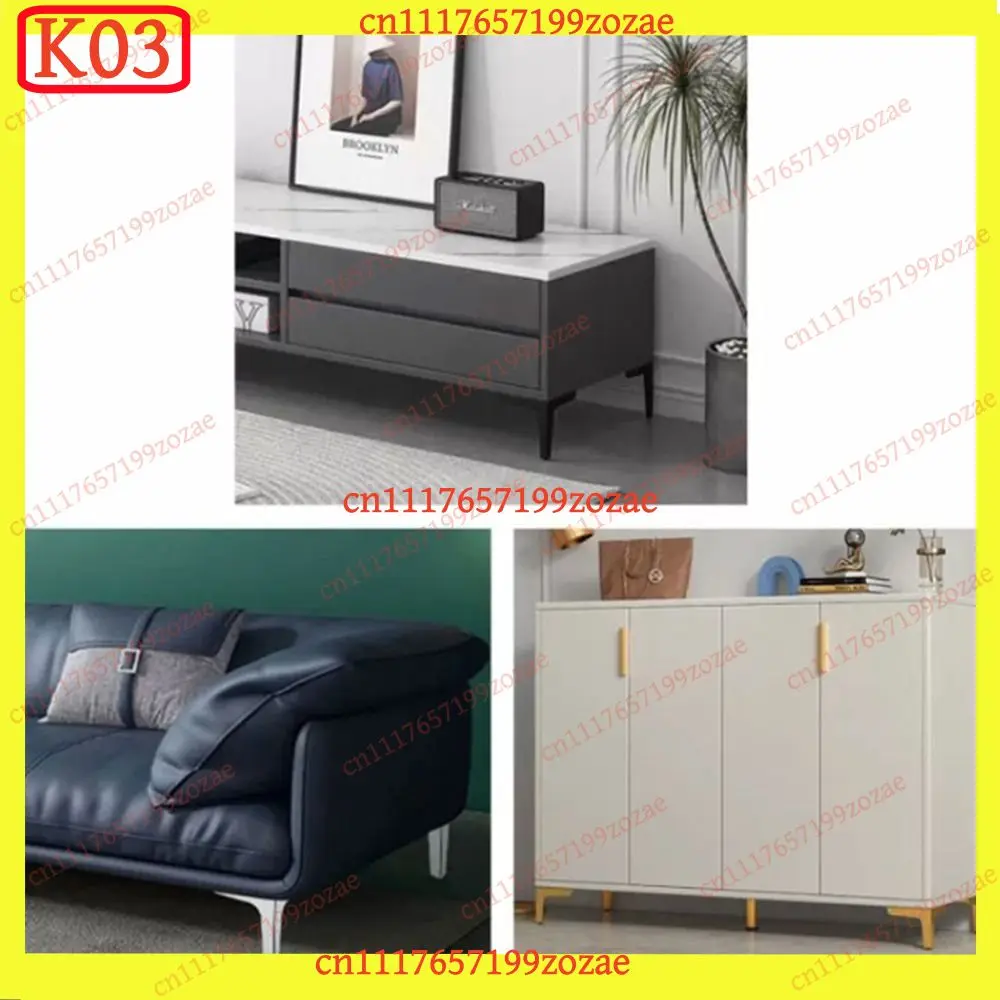 k03 Metal Triangle Furniture Legs Cabinet Cupboard Sofa Couch Chair Replacement Feet DIY, Replacement Parts - view 4